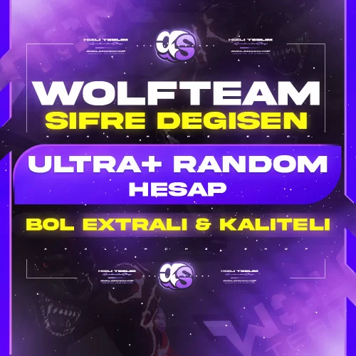  ⭐KALİTELİ WOLFTEAM ULTRA+ RANDOM HESAP⭐
